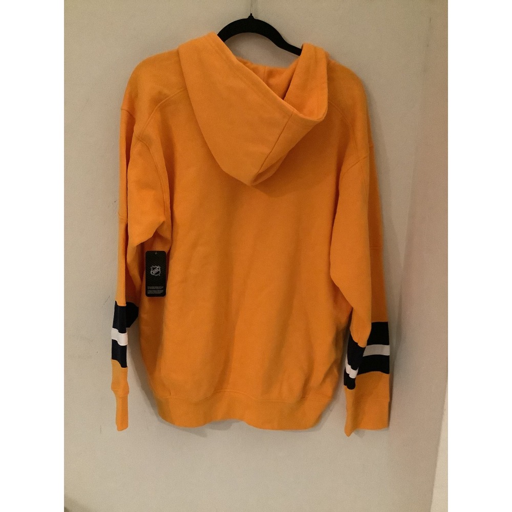 Men's NHL Nashville Predators Medium Gold Lace Up Hoodie Size Medium-NWT - Picture 3 of 5